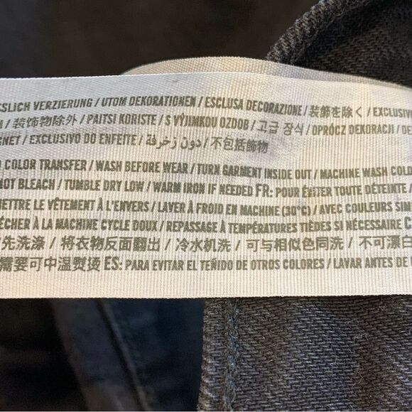 Abercrombie & Fitch The 90s Straight Ultra High Rise Black Jeans Size 18L - Picture 7 of 9